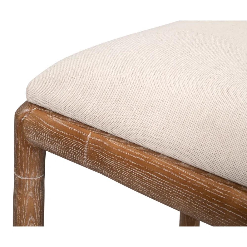 Brighton Counter Stool White Wash - LOOMLAN - Sarreid - Counter Stools