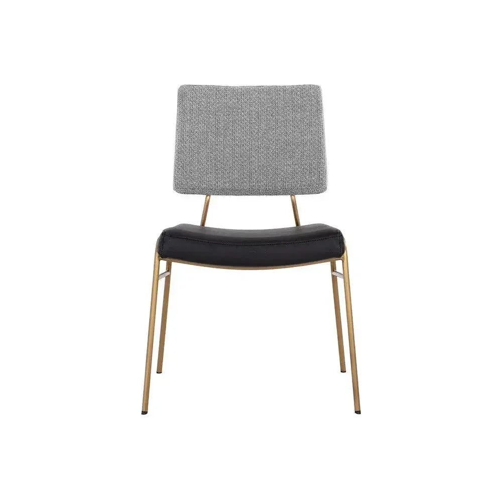 SUNPAN Brinley Leather Armless Dining Chair