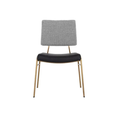 SUNPAN Brinley Leather Armless Dining Chair