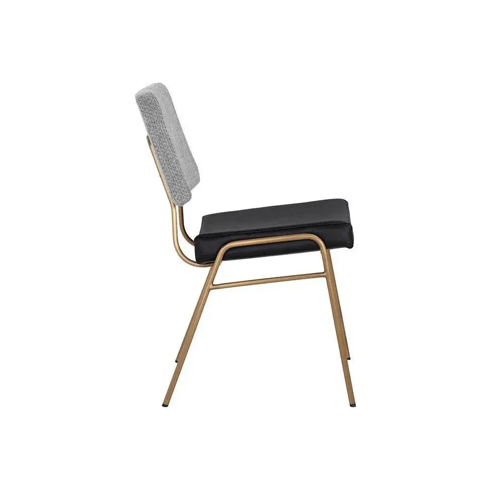SUNPAN Brinley Leather Armless Dining Chair