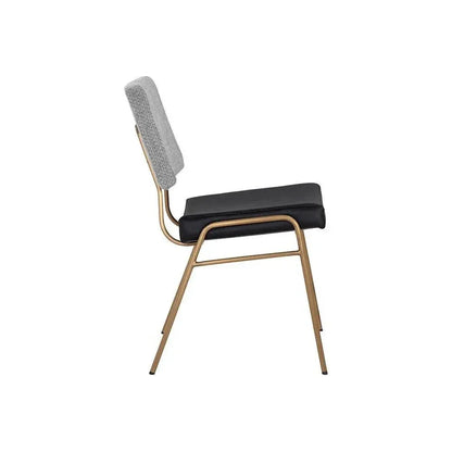 SUNPAN Brinley Leather Armless Dining Chair