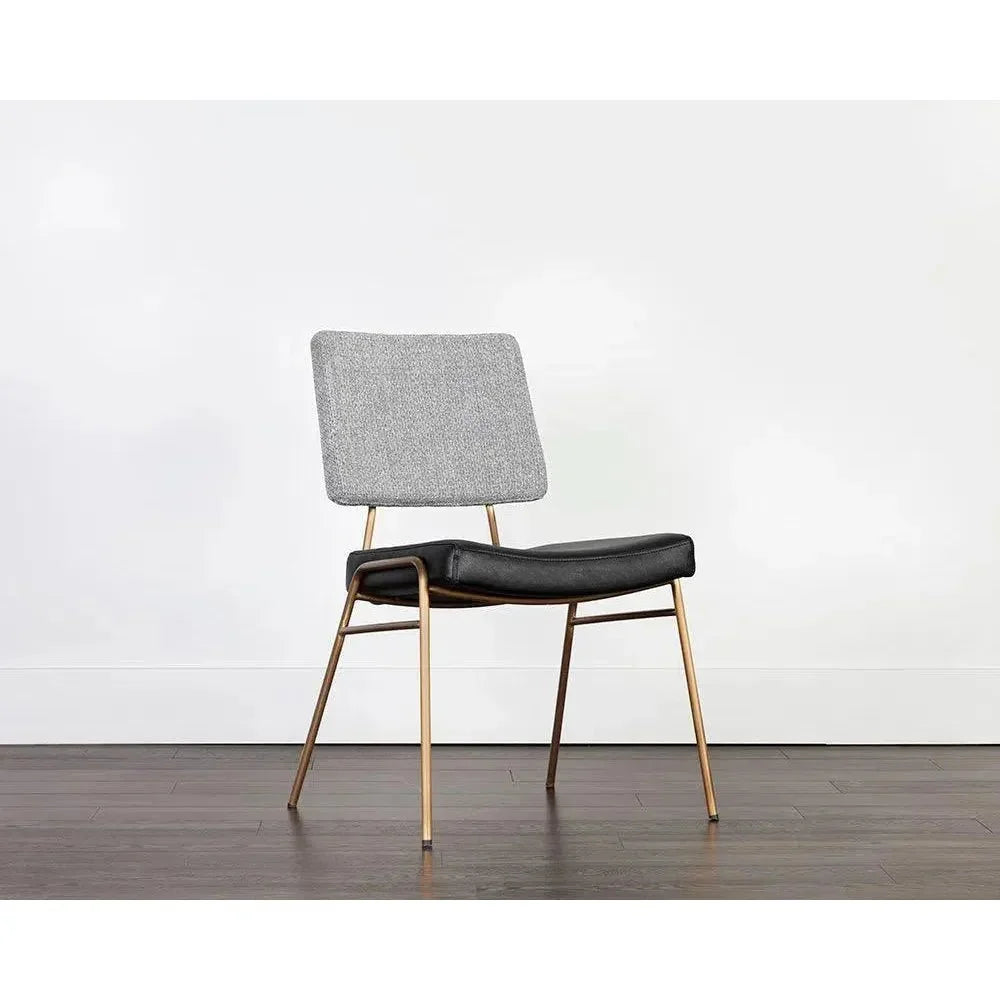 SUNPAN Brinley Leather Armless Dining Chair