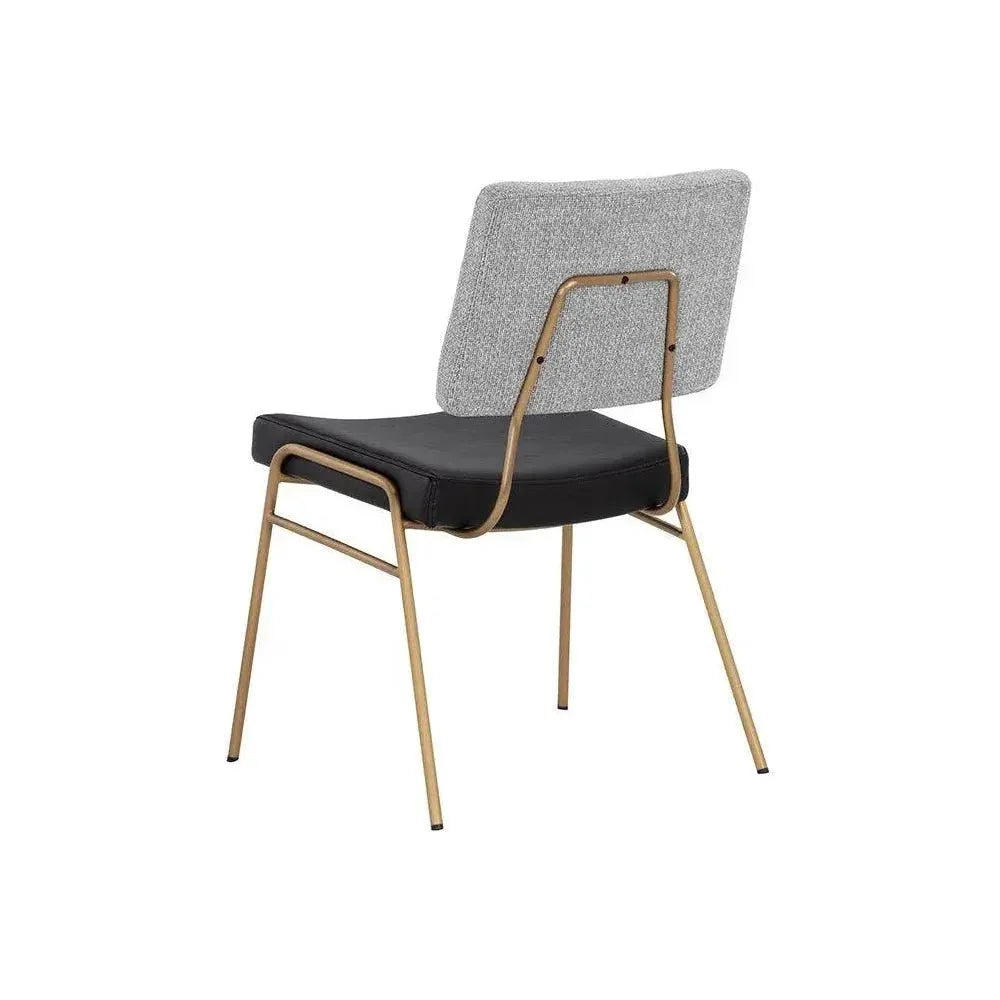 SUNPAN Brinley Leather Armless Dining Chair