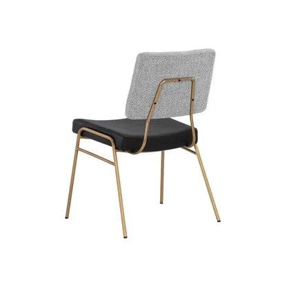 SUNPAN Brinley Leather Armless Dining Chair