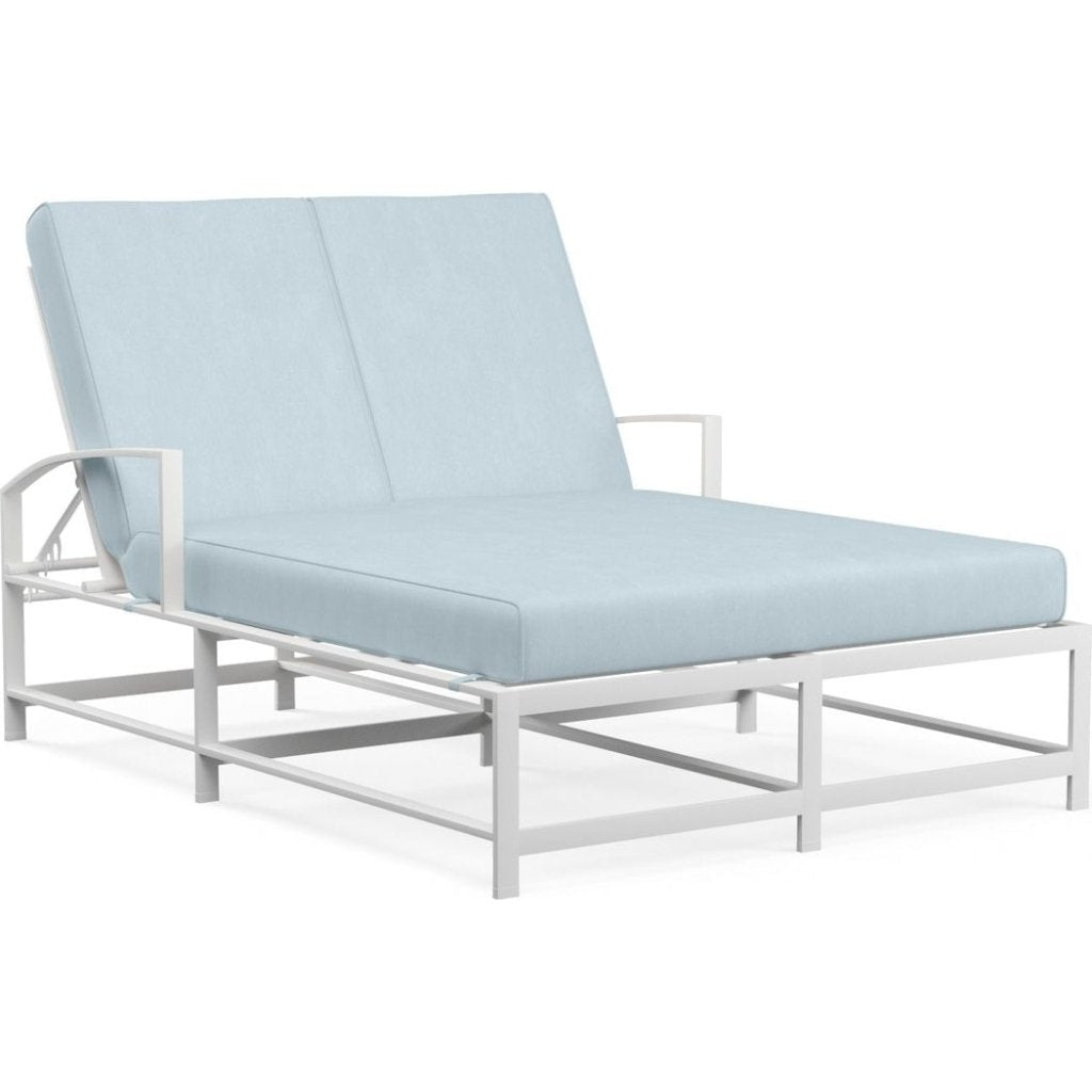 Bristol Sunbrella Double Outdoor Chaise - LOOMLAN - Sunset West - Outdoor Chaises