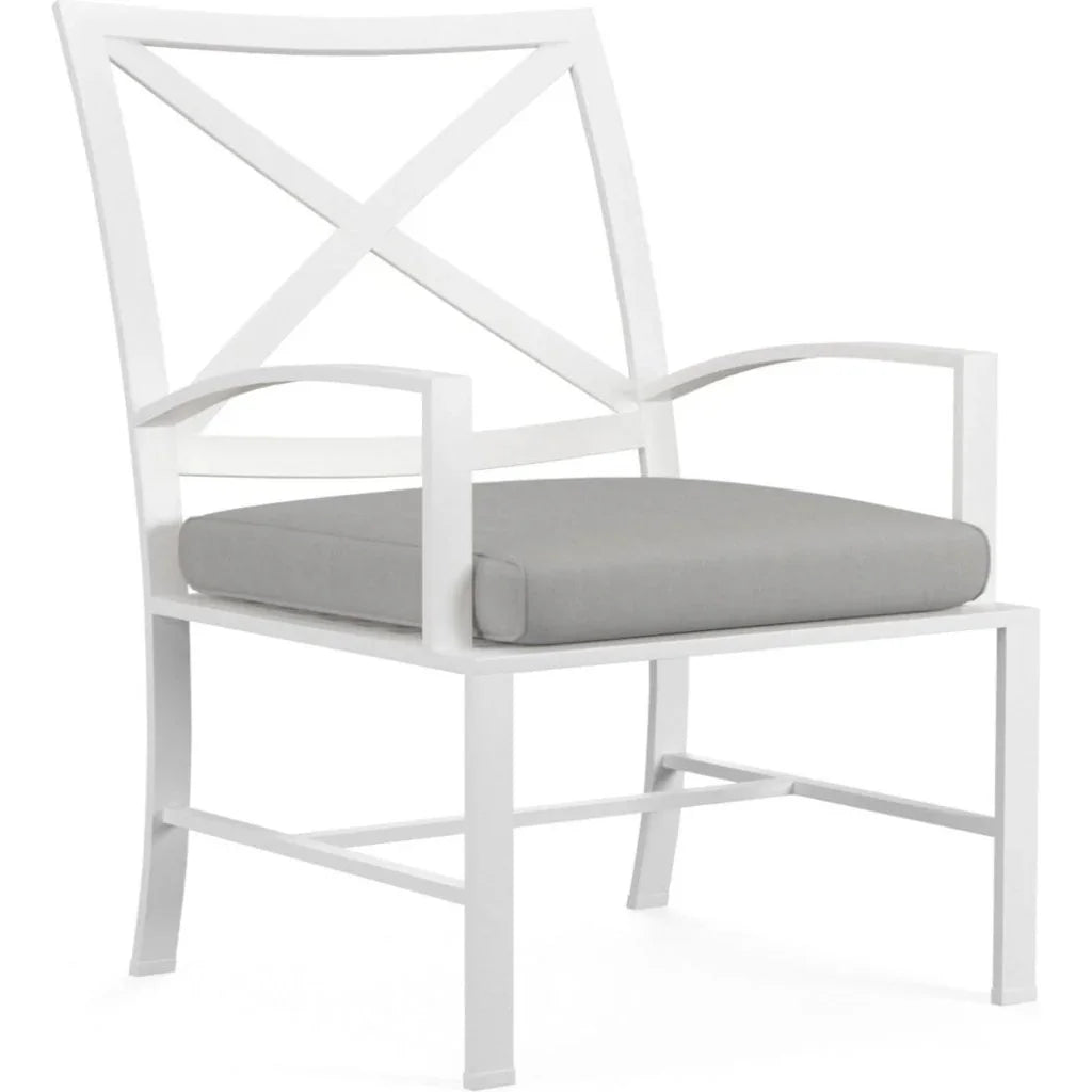 Bristol Sunbrella Outdoor Dining Chair 2PC - LOOMLAN - Sunset West - Outdoor Dining Chairs