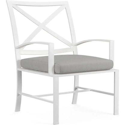 Bristol Sunbrella Outdoor Dining Chair 2PC - LOOMLAN - Sunset West - Outdoor Dining Chairs