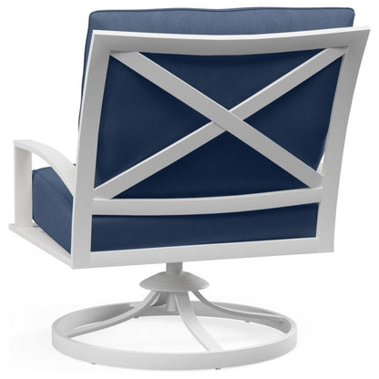 Bristol Sunbrella Swivel Outdoor Club Chair - LOOMLAN - Sunset West - Outdoor Accent Chairs