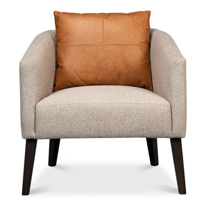 Bronson Accent Tub Chair Beige Performance - LOOMLAN - Sarreid - Accent Chairs