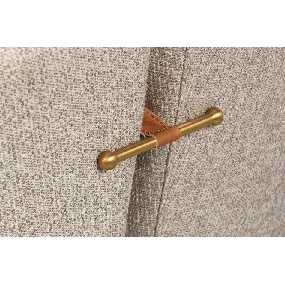 Bronson Accent Tub Chair Beige Performance - LOOMLAN - Sarreid - Accent Chairs