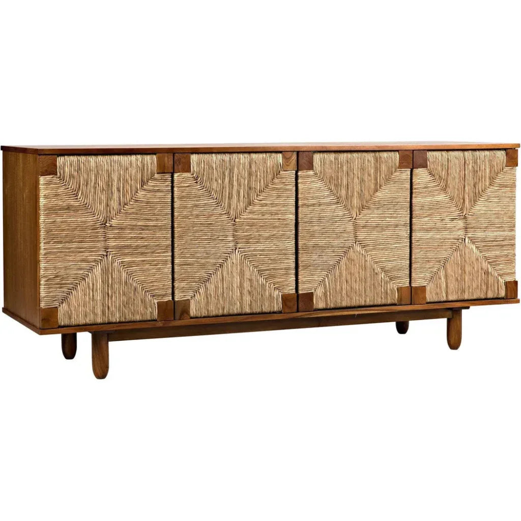 Noir Brook Four Doors Wooden Sideboard