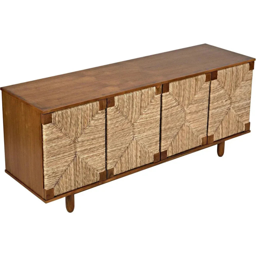 Noir Brook Four Doors Wooden Sideboard