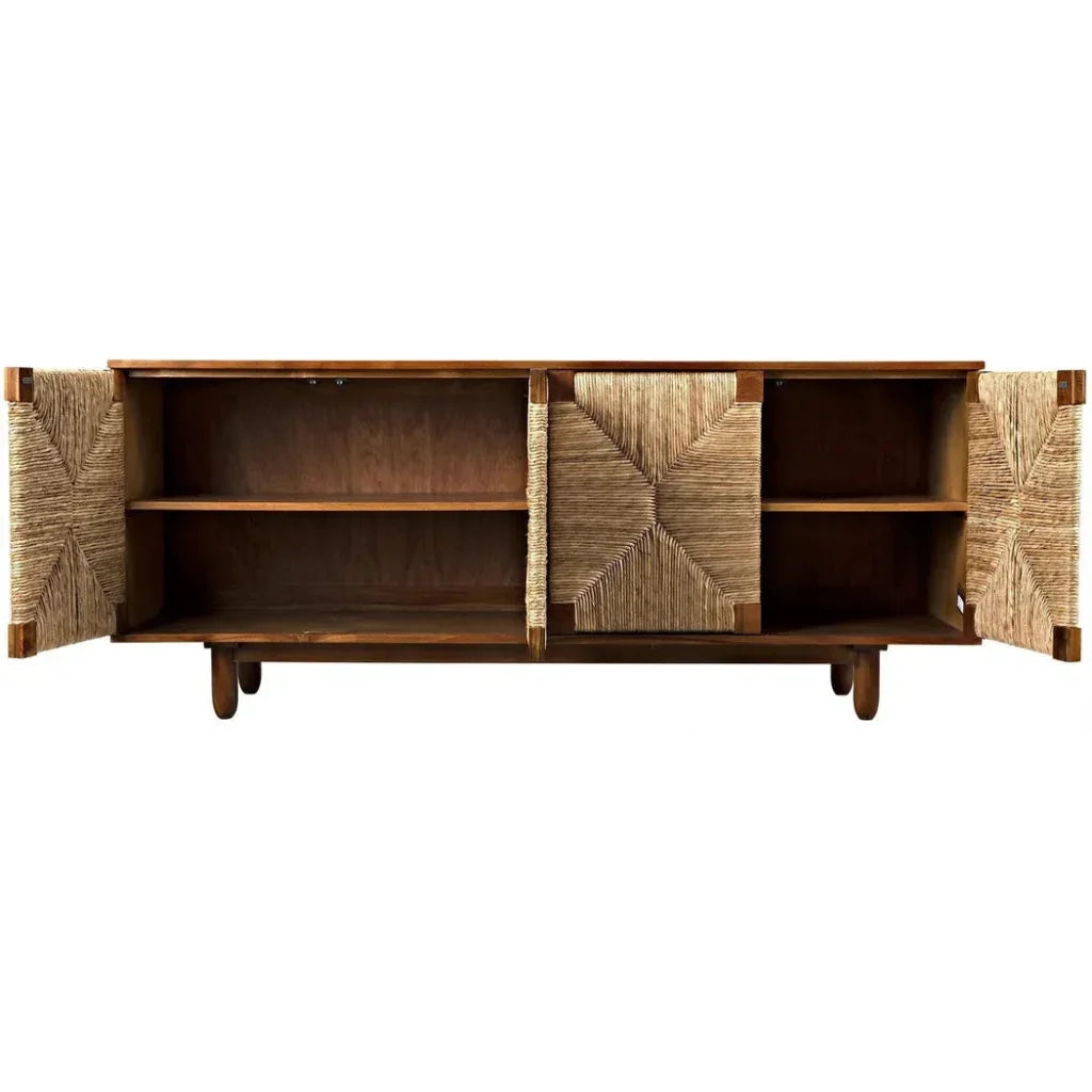 Noir Brook Four Doors Wooden Sideboard