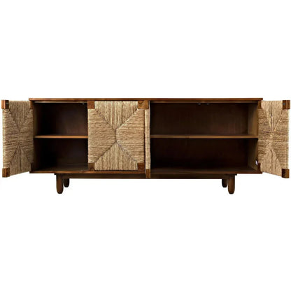 Noir Brook Four Doors Wooden Sideboard