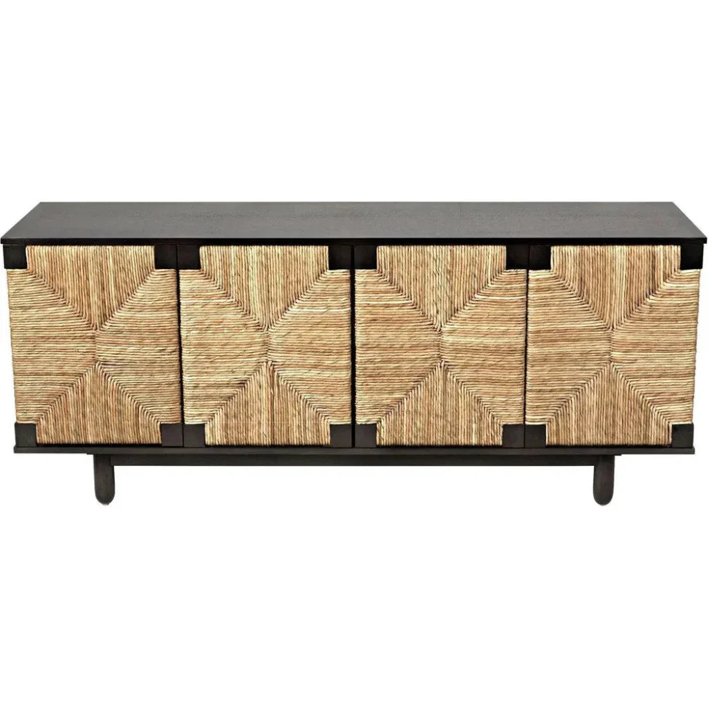 Noir Brook Four Doors Wooden Sideboard