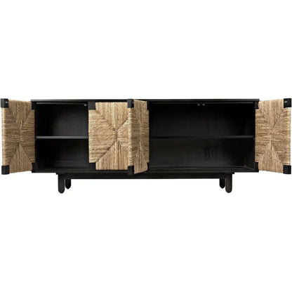 Noir Brook Four Doors Wooden Sideboard
