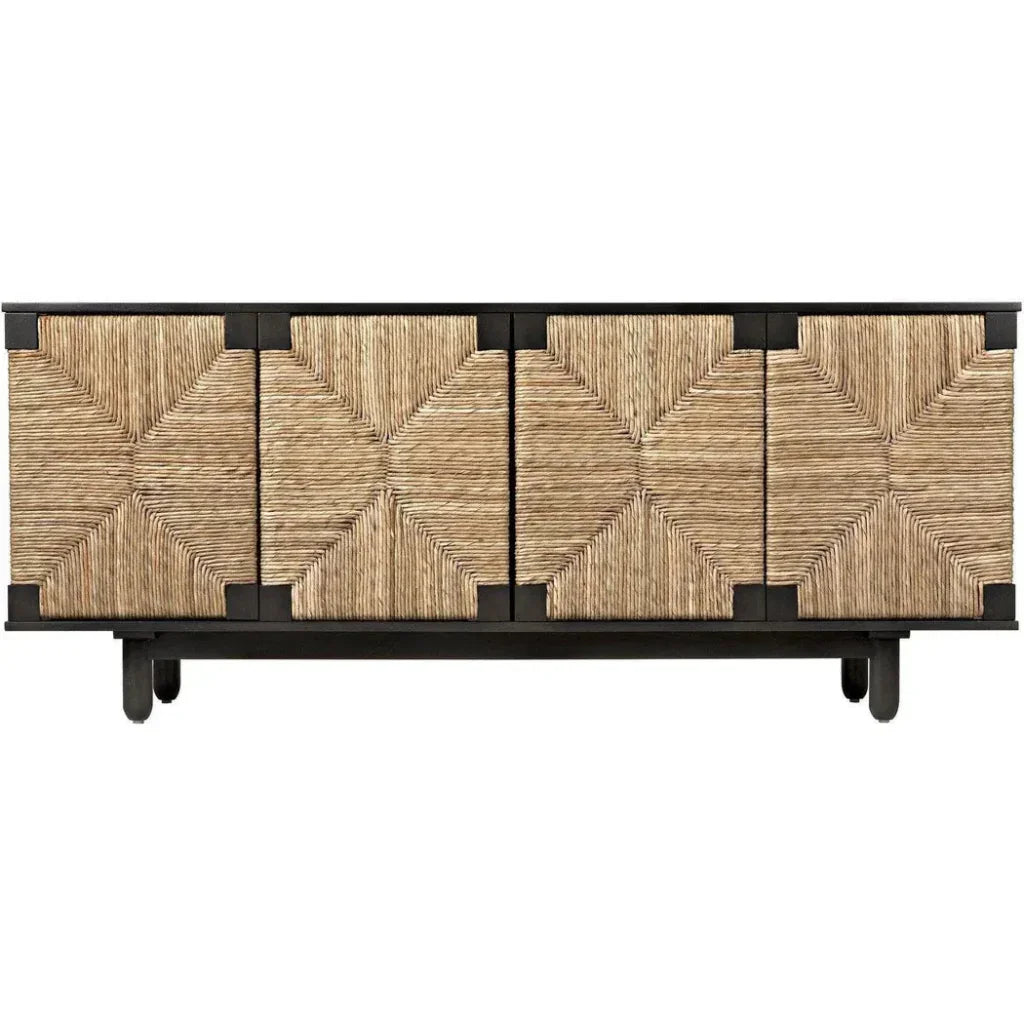 Noir Brook Four Doors Wooden Sideboard