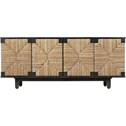 Noir Brook Four Doors Wooden Sideboard