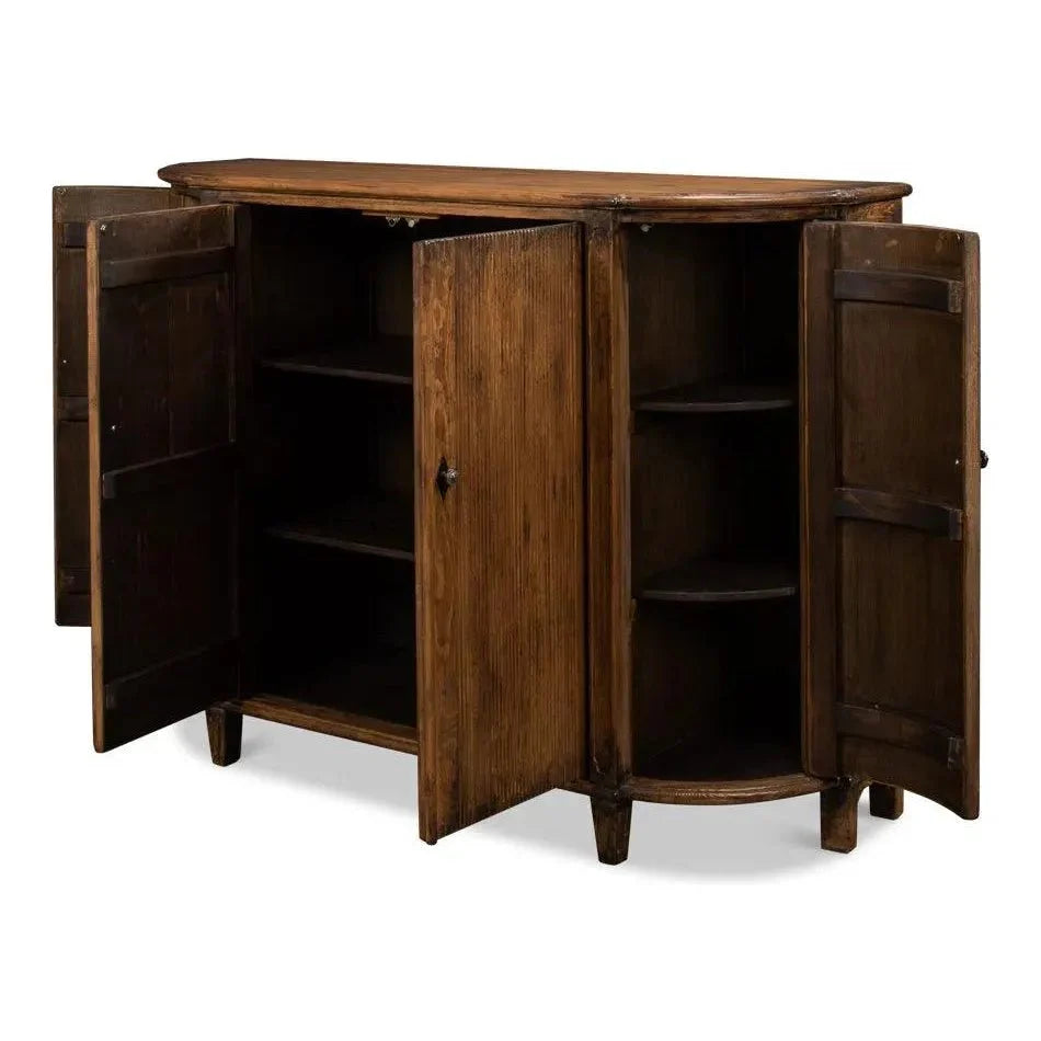 Sarreid Brooks Demilune Brown