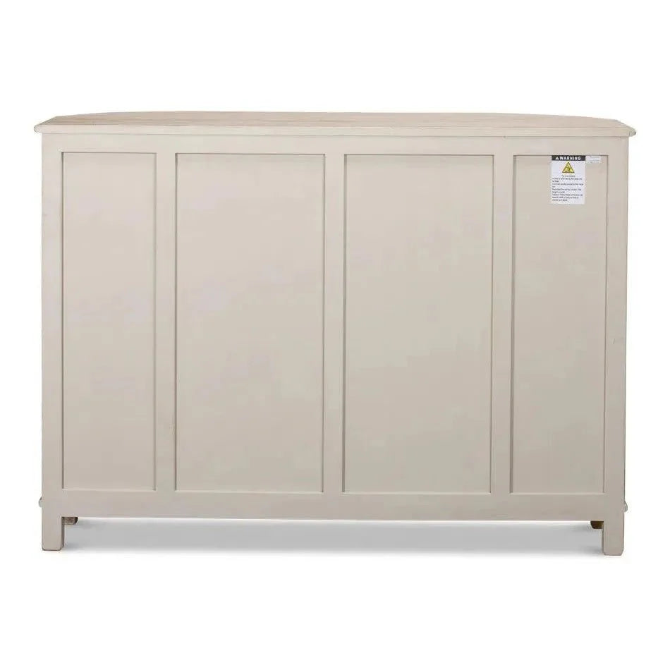 Brooks Demilune Stone Grey - LOOMLAN - Sarreid - Sideboards