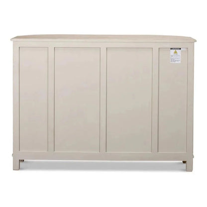 Brooks Demilune Stone Grey - LOOMLAN - Sarreid - Sideboards