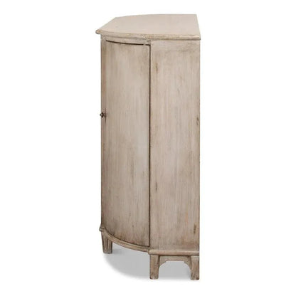 Brooks Demilune Stone Grey - LOOMLAN - Sarreid - Sideboards