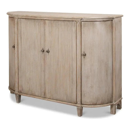 Brooks Demilune Stone Grey - LOOMLAN - Sarreid - Sideboards