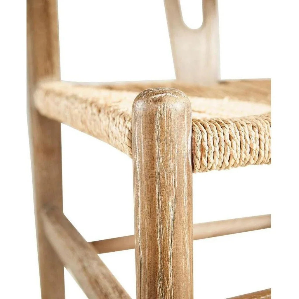 Furniture Classics Broomstick Wood Framed Armless Dining Chair