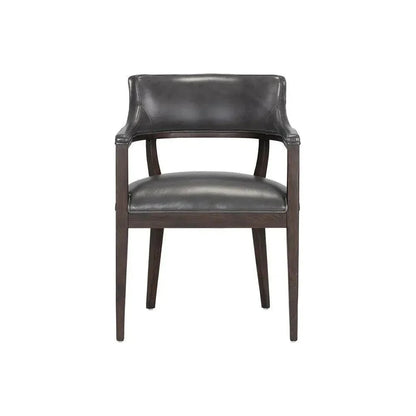 Brylea Leather Dining Armchair - LOOMLAN - SUNPAN - Dining Chairs