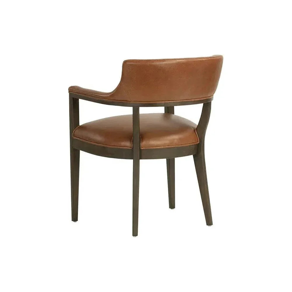 Brylea Leather Dining Armchair - LOOMLAN - SUNPAN - Dining Chairs