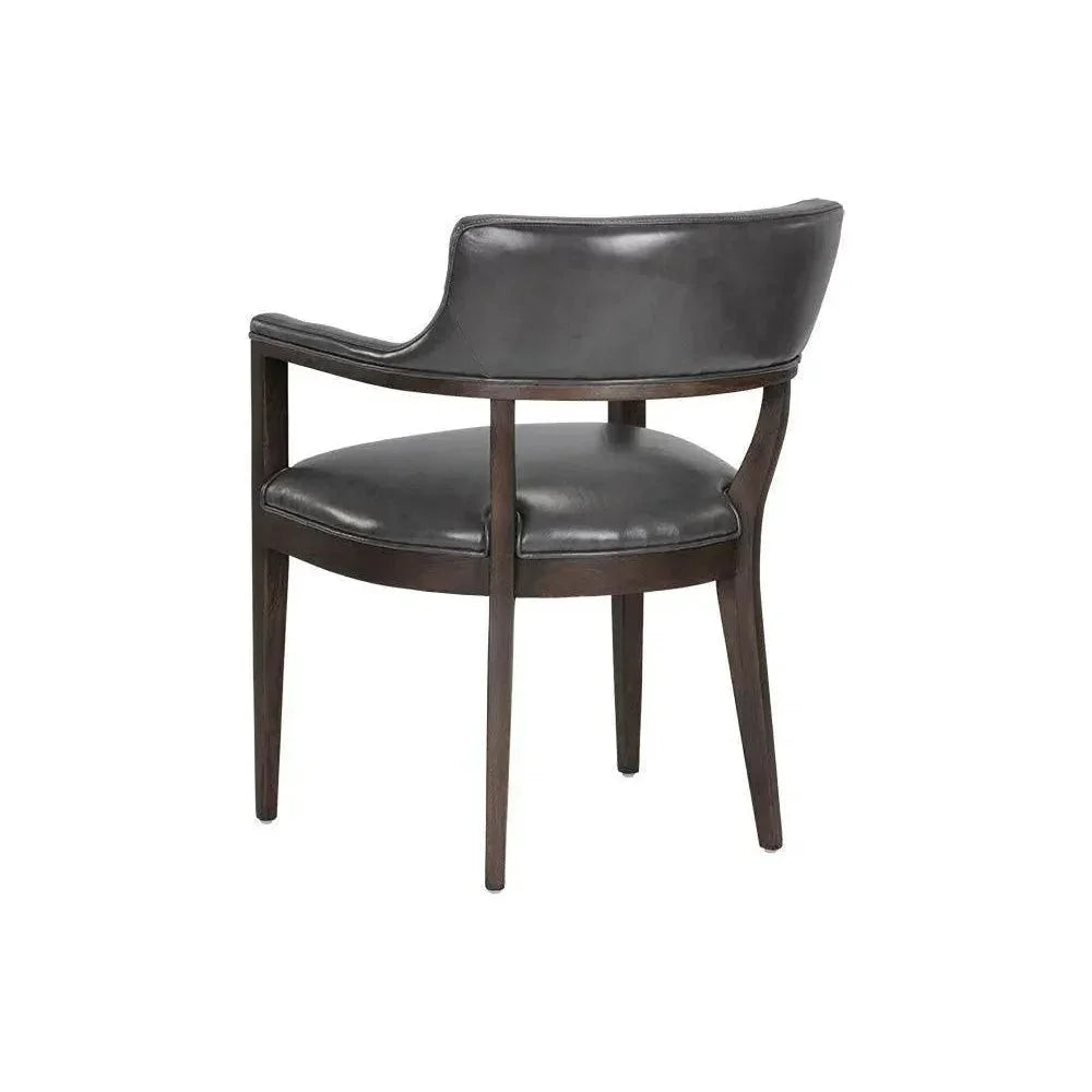Brylea Leather Dining Armchair - LOOMLAN - SUNPAN - Dining Chairs