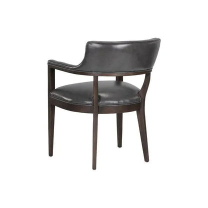 Brylea Leather Dining Armchair - LOOMLAN - SUNPAN - Dining Chairs