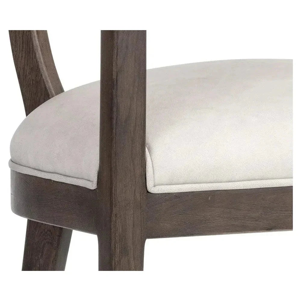 Brylea Leather Dining Armchair - LOOMLAN - SUNPAN - Dining Chairs