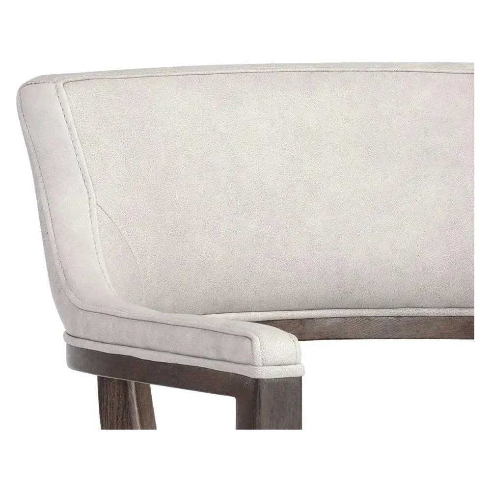 Brylea Leather Dining Armchair - LOOMLAN - SUNPAN - Dining Chairs