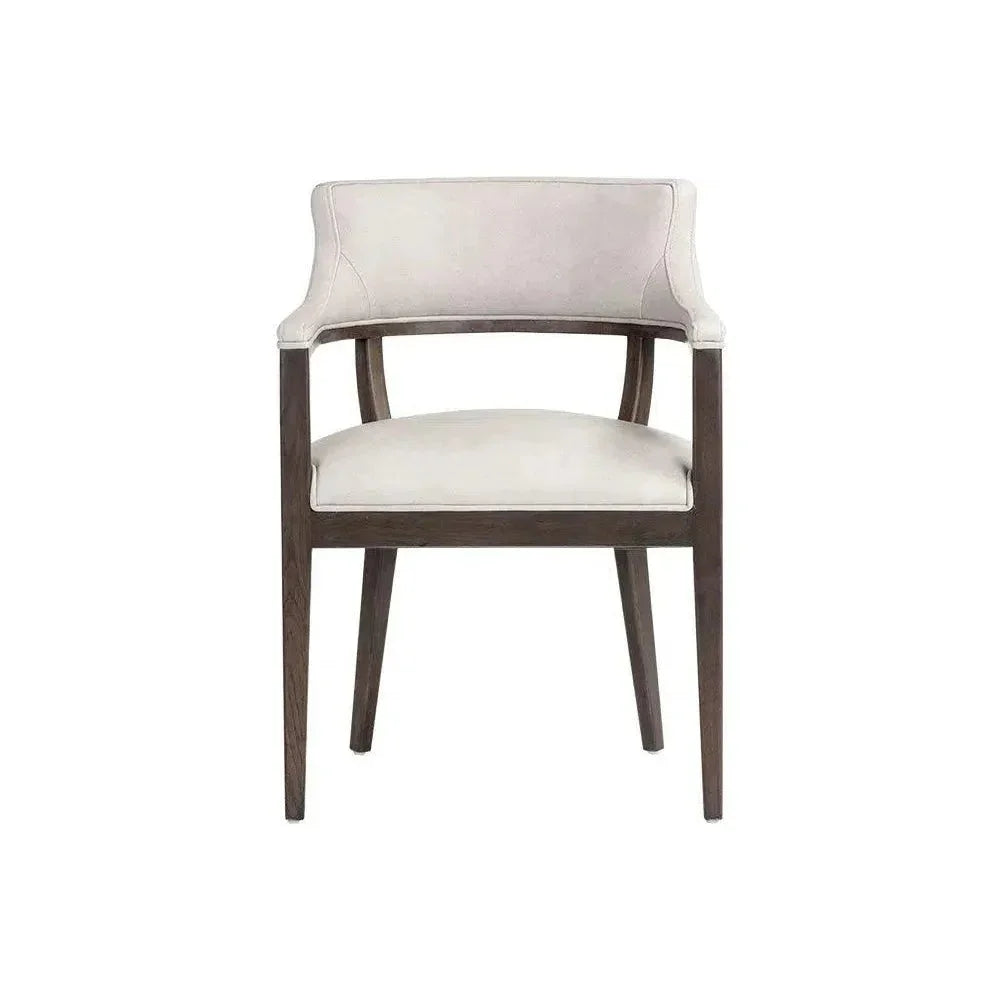 Brylea Leather Dining Armchair - LOOMLAN - SUNPAN - Dining Chairs