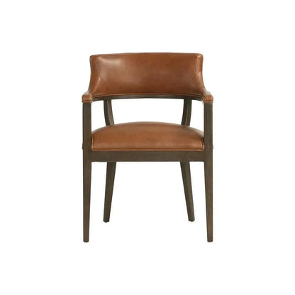 Brylea Leather Dining Armchair - LOOMLAN - SUNPAN - Dining Chairs