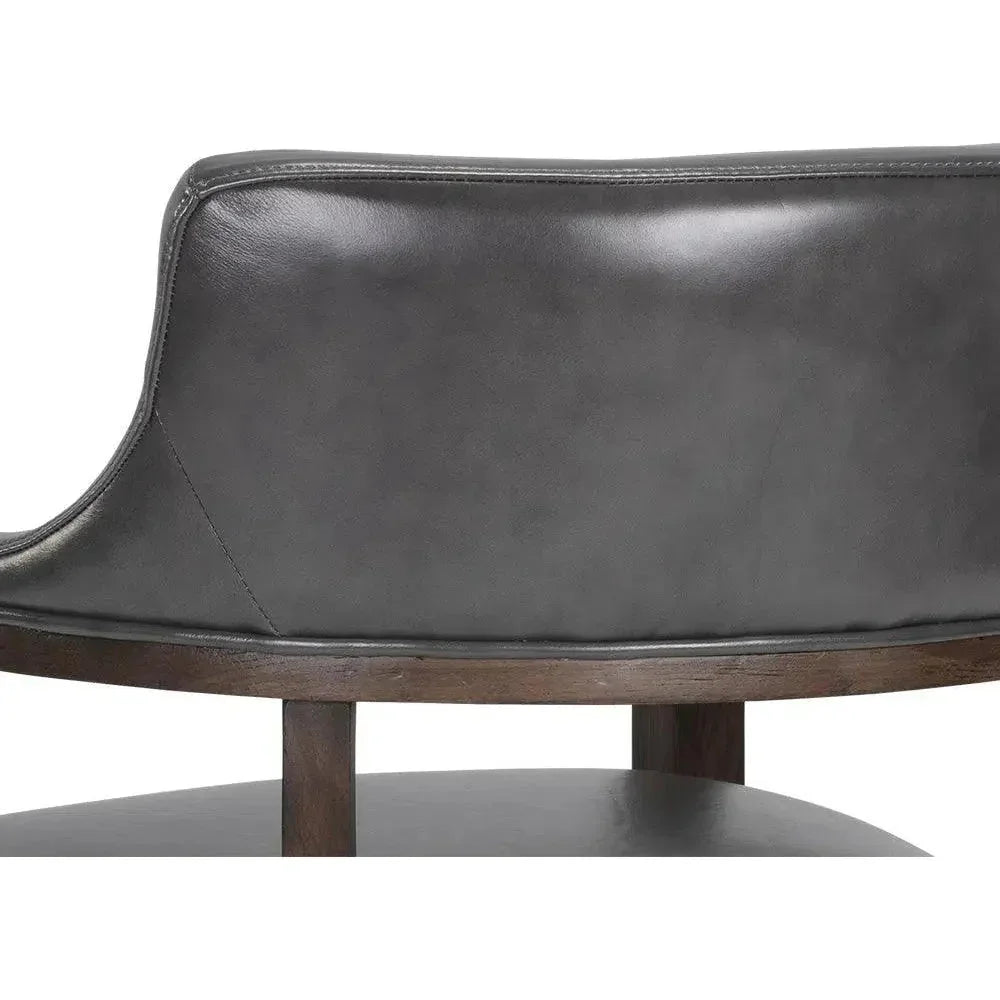 Brylea Leather Dining Armchair - LOOMLAN - SUNPAN - Dining Chairs