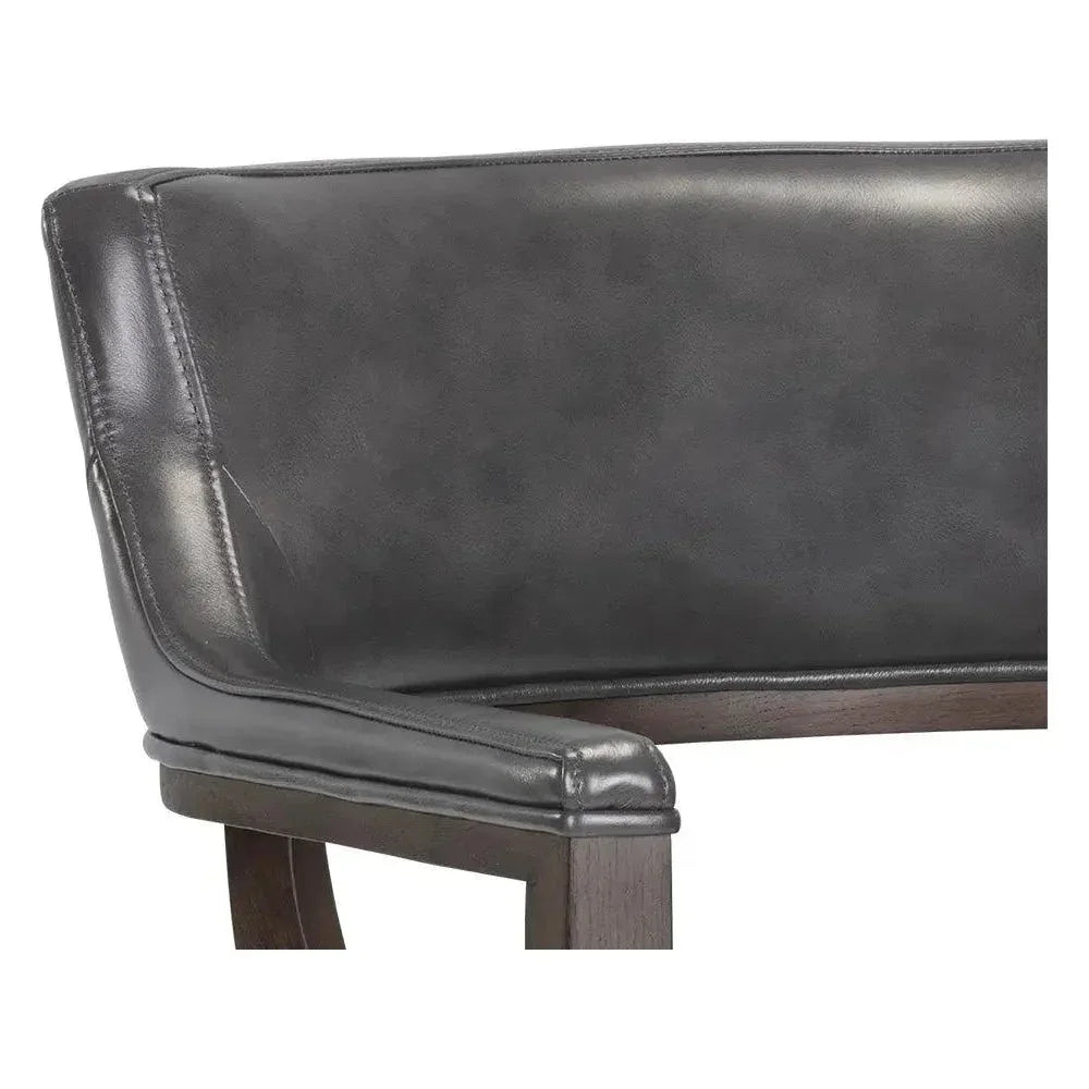 Brylea Leather Dining Armchair - LOOMLAN - SUNPAN - Dining Chairs
