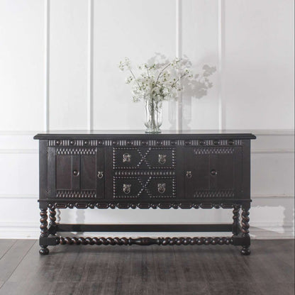 Peninsula Home Mission Wooden Dark Brown Sideboard