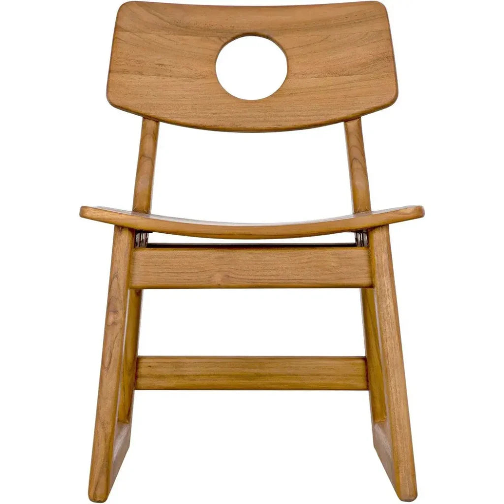 Buraco Chair, Teak - LOOMLAN - Noir - Dining Chairs