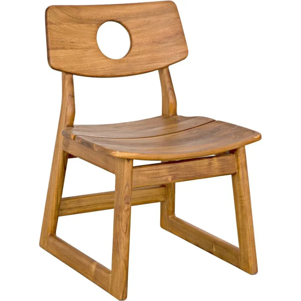 Buraco Chair, Teak - LOOMLAN - Noir - Dining Chairs