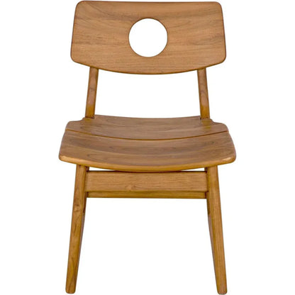 Buraco Chair, Teak - LOOMLAN - Noir - Dining Chairs