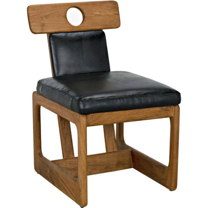 Buraco Dining Chair, Teak - LOOMLAN - Noir - Dining Chairs