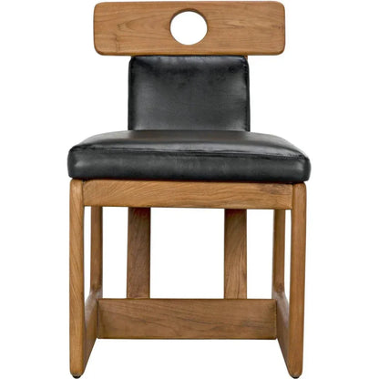 Buraco Dining Chair, Teak - LOOMLAN - Noir - Dining Chairs