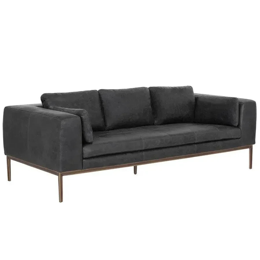SUNPAN Burr Leather Sofa