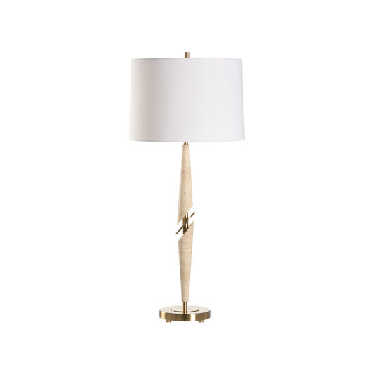 Wildwood Harwich Natural Organic Travertine Table Lamp