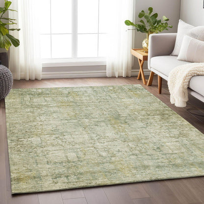 Kaelien Brown Washable Indoor-Outdoor Rug