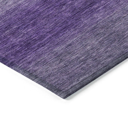 Haelius Purple Washable Indoor-Outdoor Rug