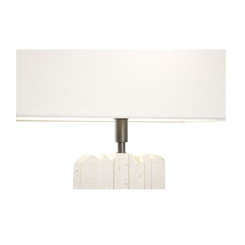Wildwood Excalibur White And Brown Accent Lighting Table Lamp