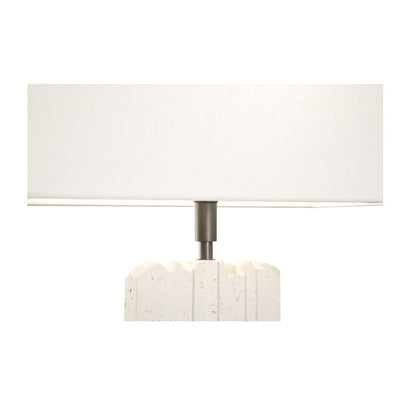 Wildwood Excalibur White And Brown Accent Lighting Table Lamp